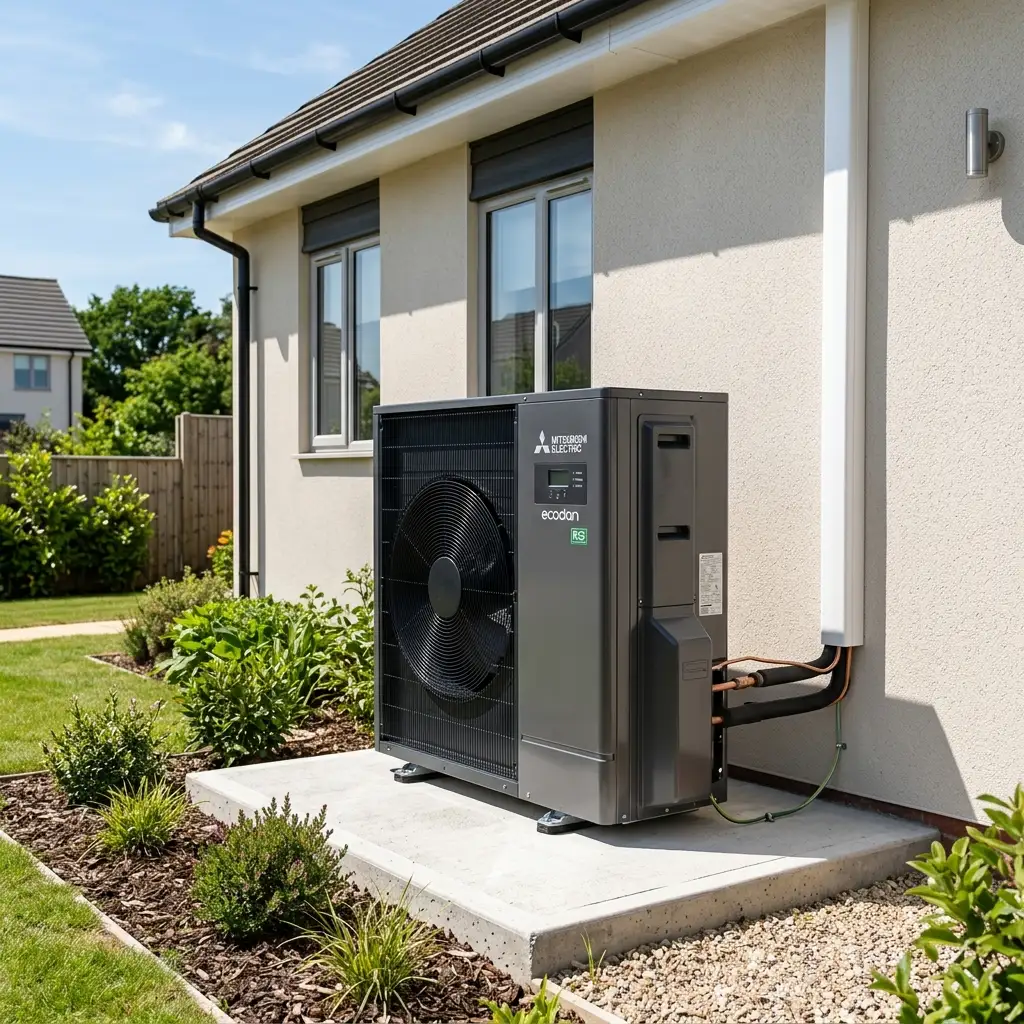 High-efficiency heat pump installed at a Temple City California home eligible for state rebates
